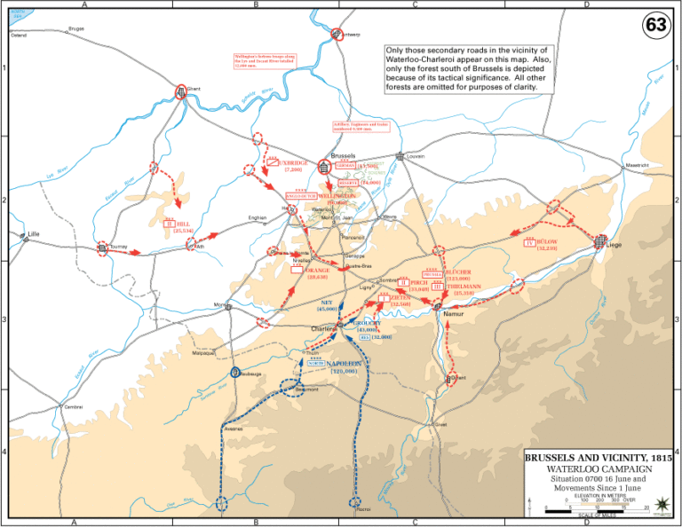 100 Days campaign map 01/06/1815 AGE OF VICTORIA PODCAST